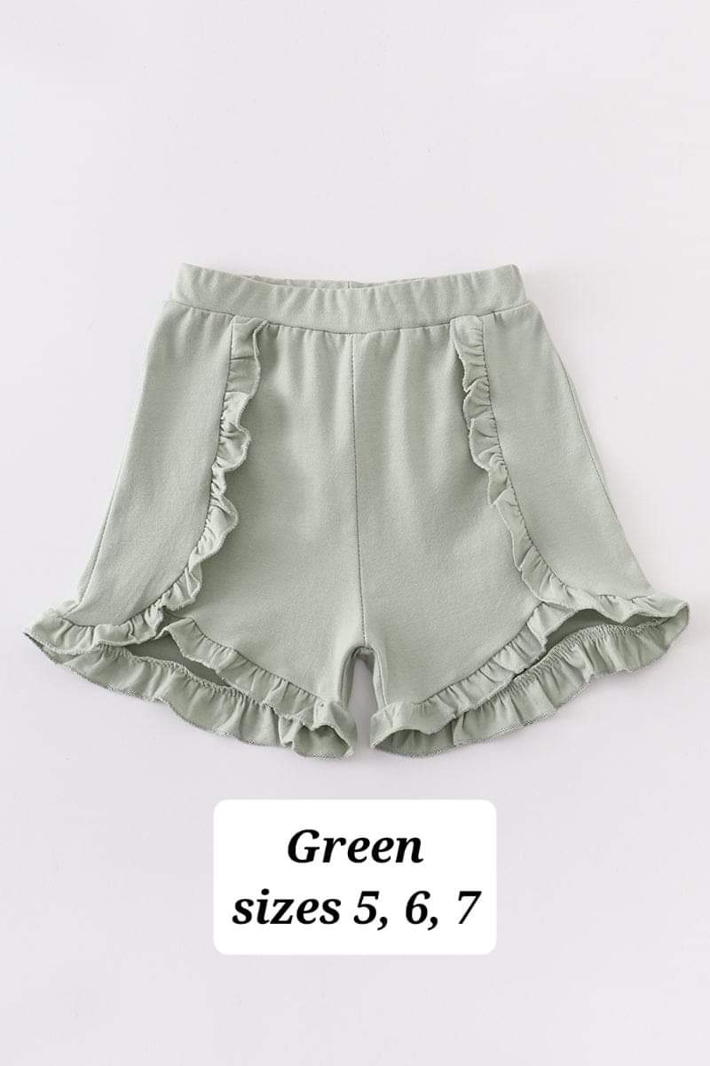 Green shorts