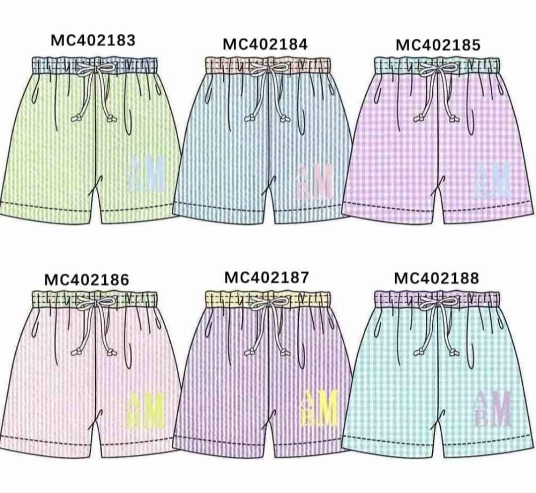 Seersucker swim pre order