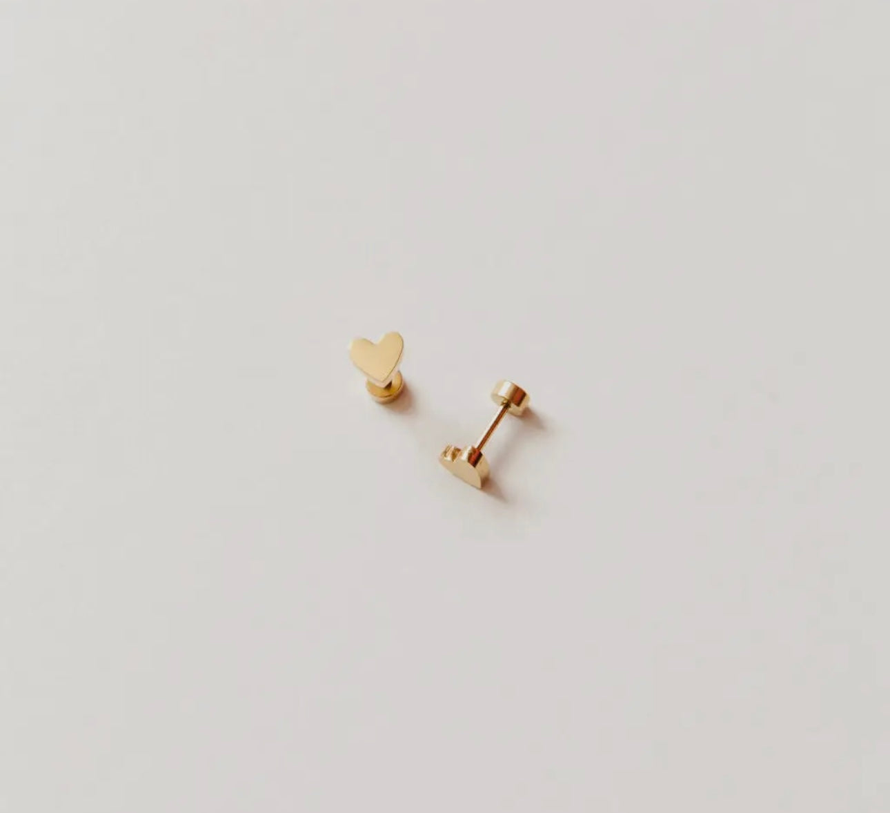 Heart studs
