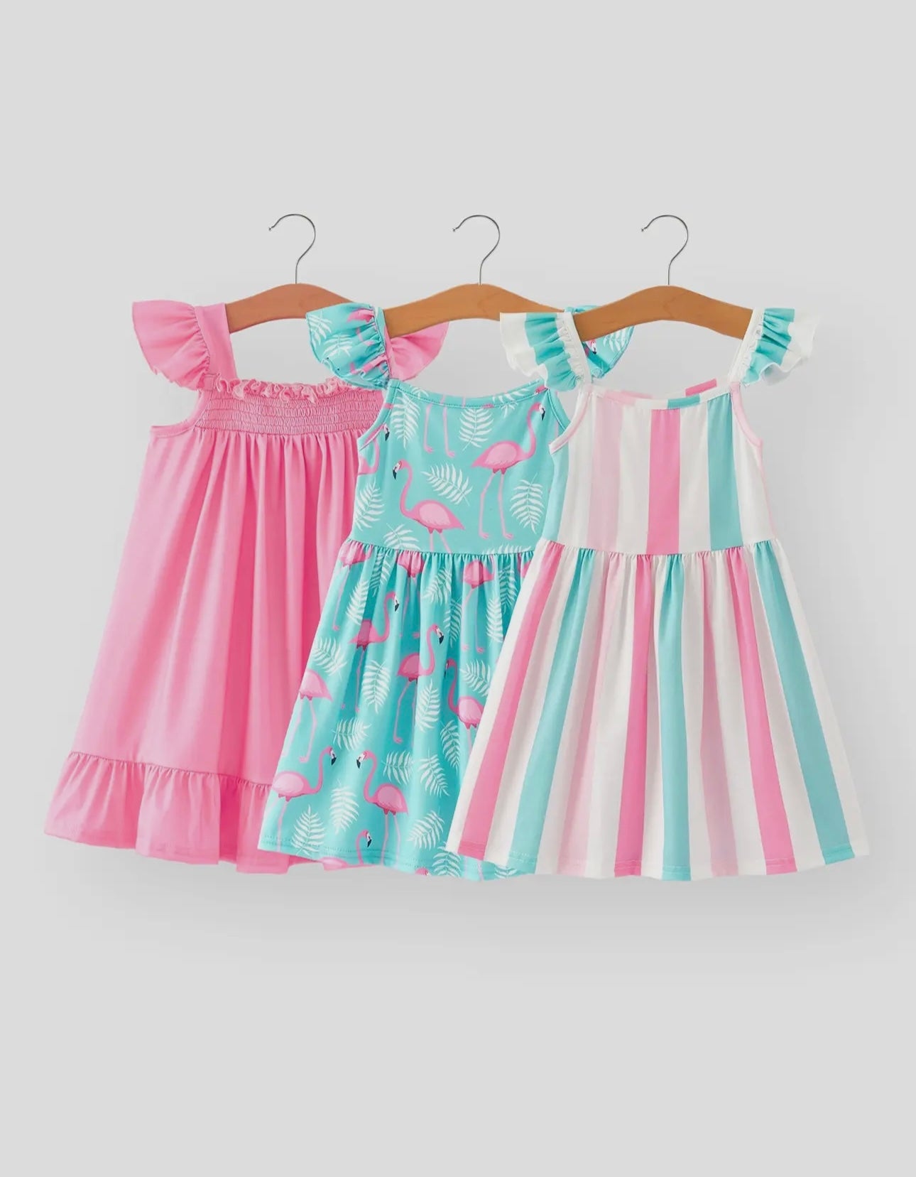 Flamingo Striped 3 piece set