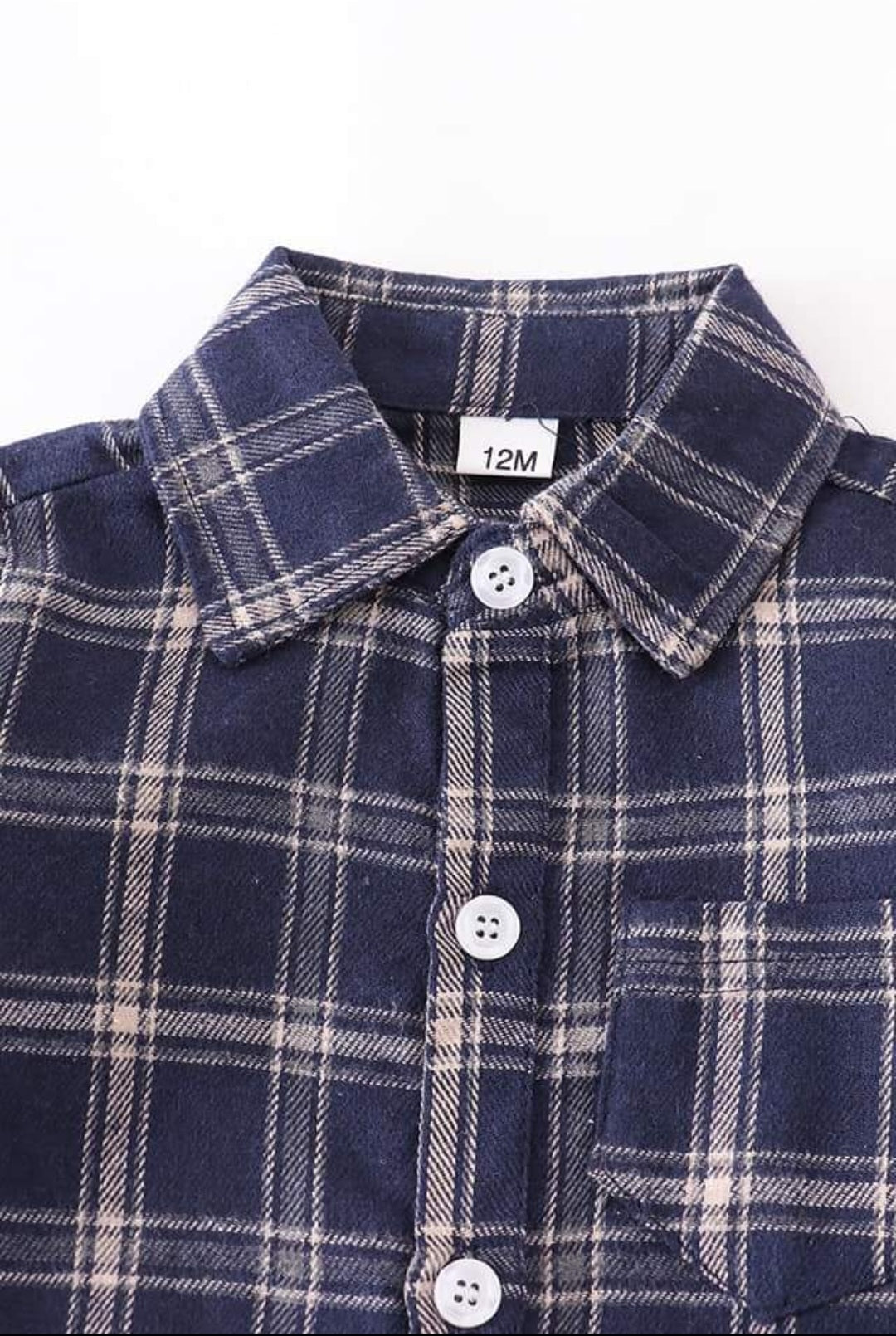 Blue Plaid Button Down