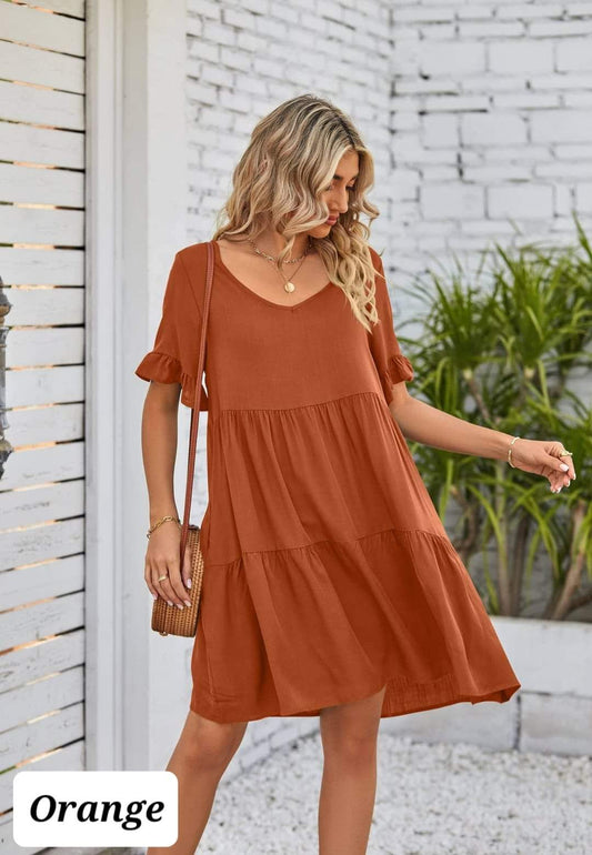 Pre order orange dress