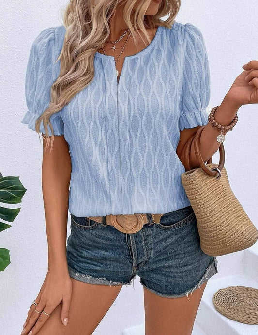 Pre order Bubble blue shirt