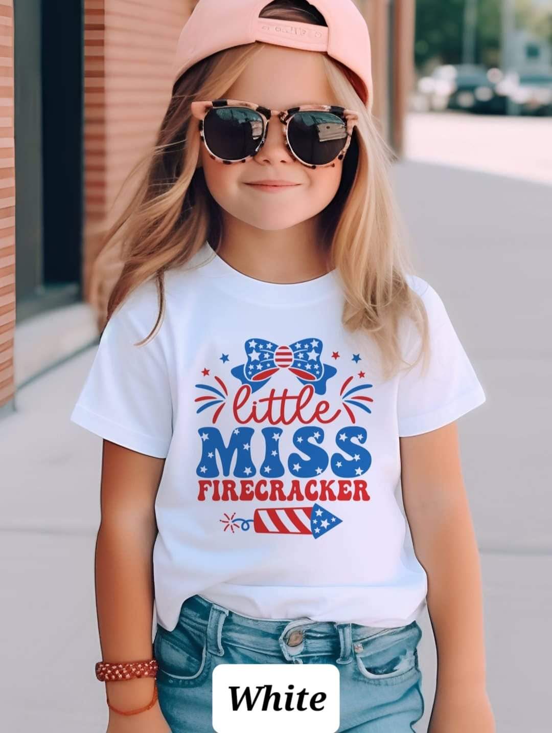 Po little miss firecracker shirt