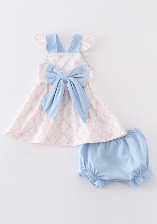 BOWtiful mommy and me bloomer set