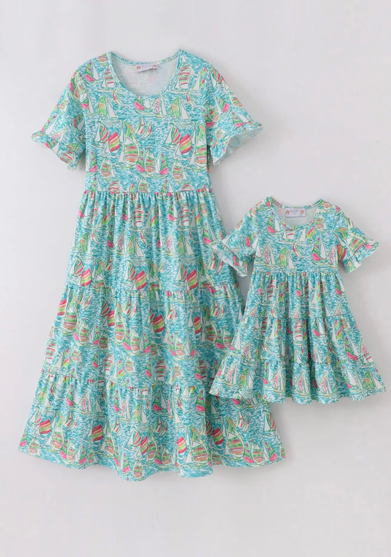 Sail away mommy and me set dress