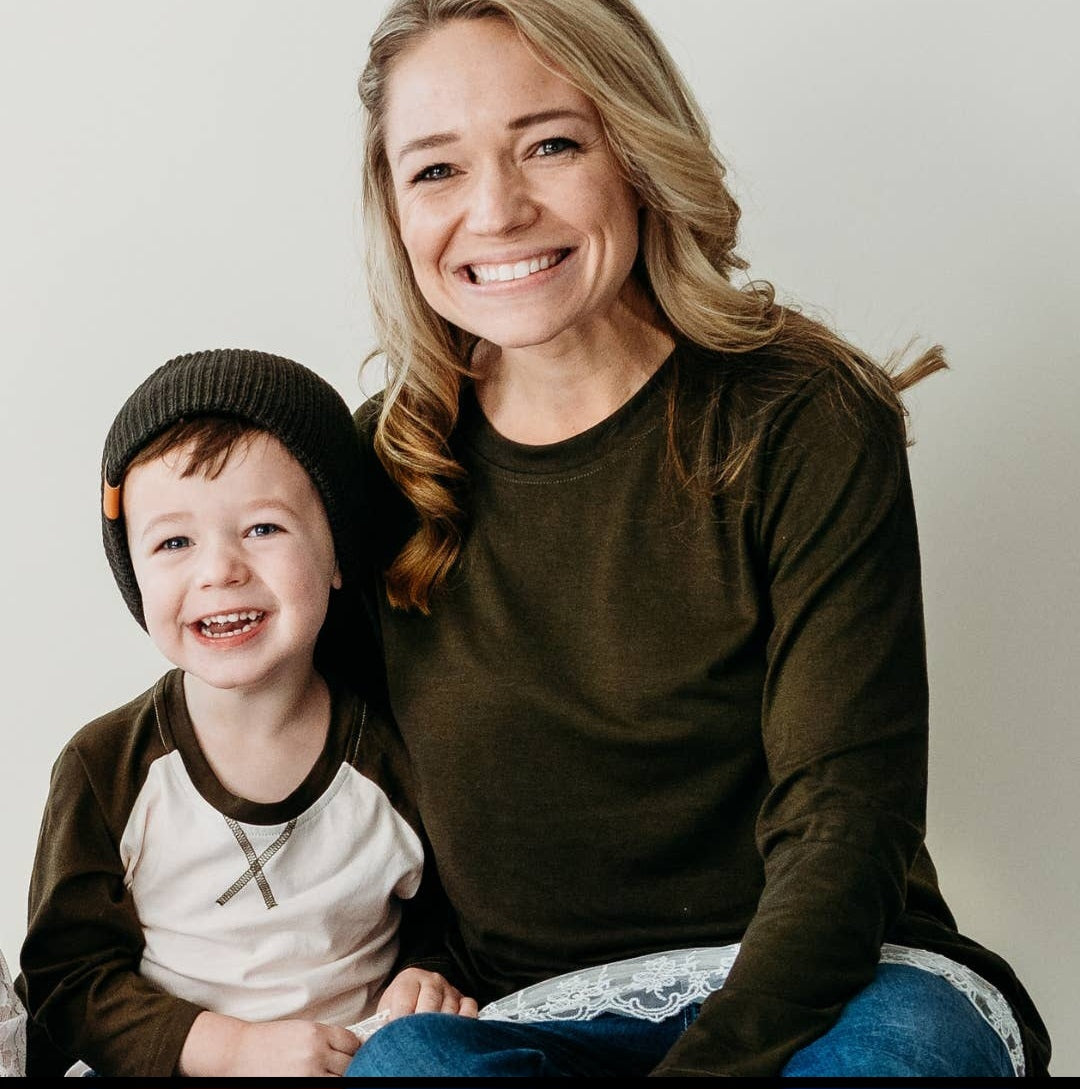 Mommy and Me Green Top