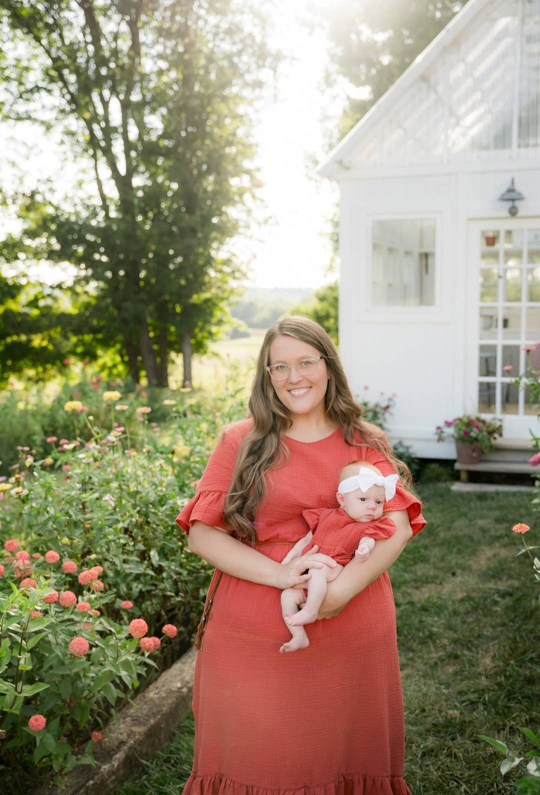 Mommy and me hi/low dress and romper