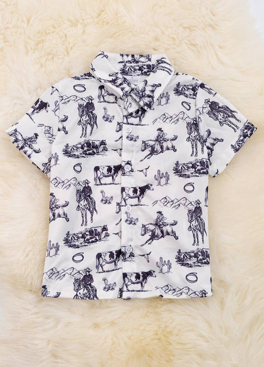 Cowboy button down