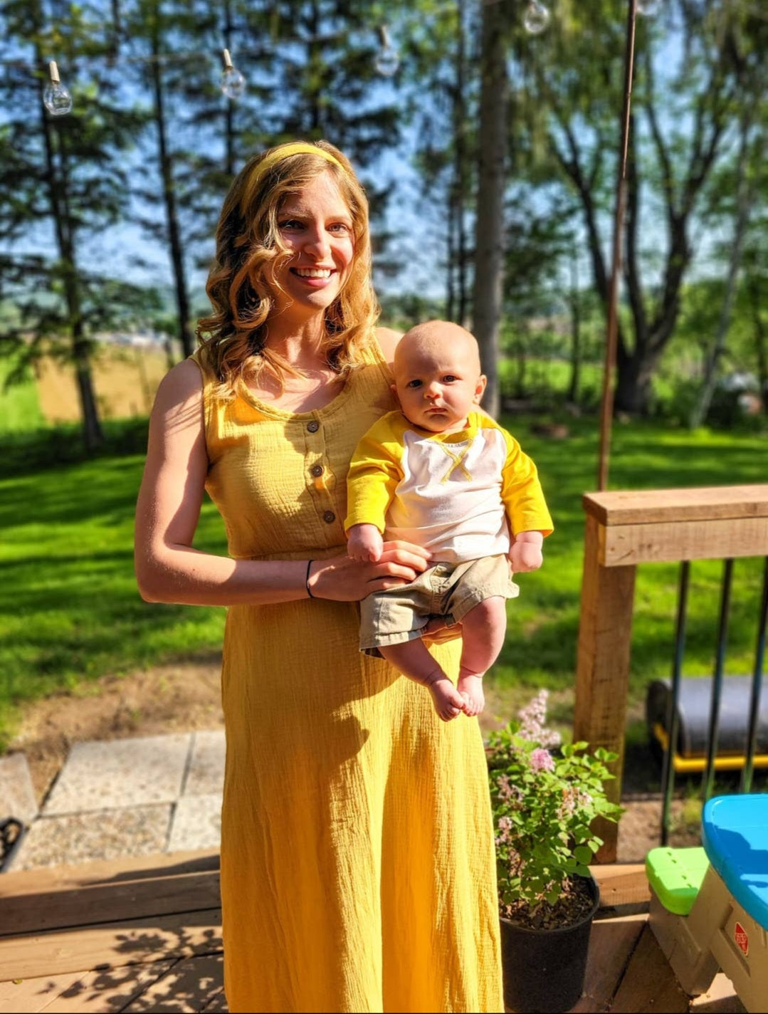 Mommy and Me Yellow matching