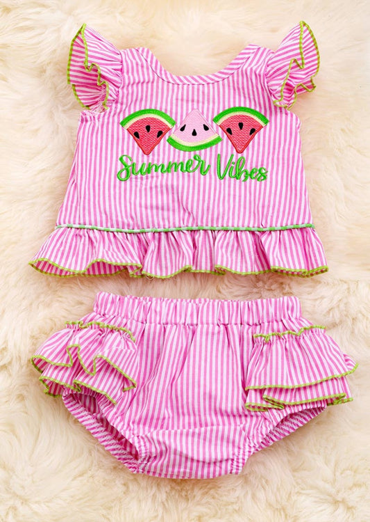 Watermelon applique set