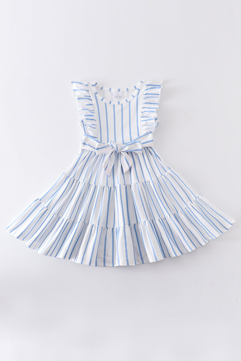 Blue stripe dress