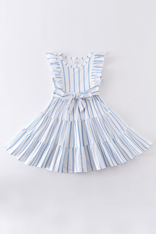 Blue stripe dress