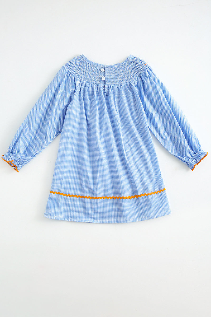 Thanksgiving Turkey smocked dress