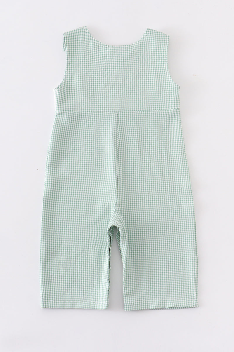 Green plaid clover jonjon
