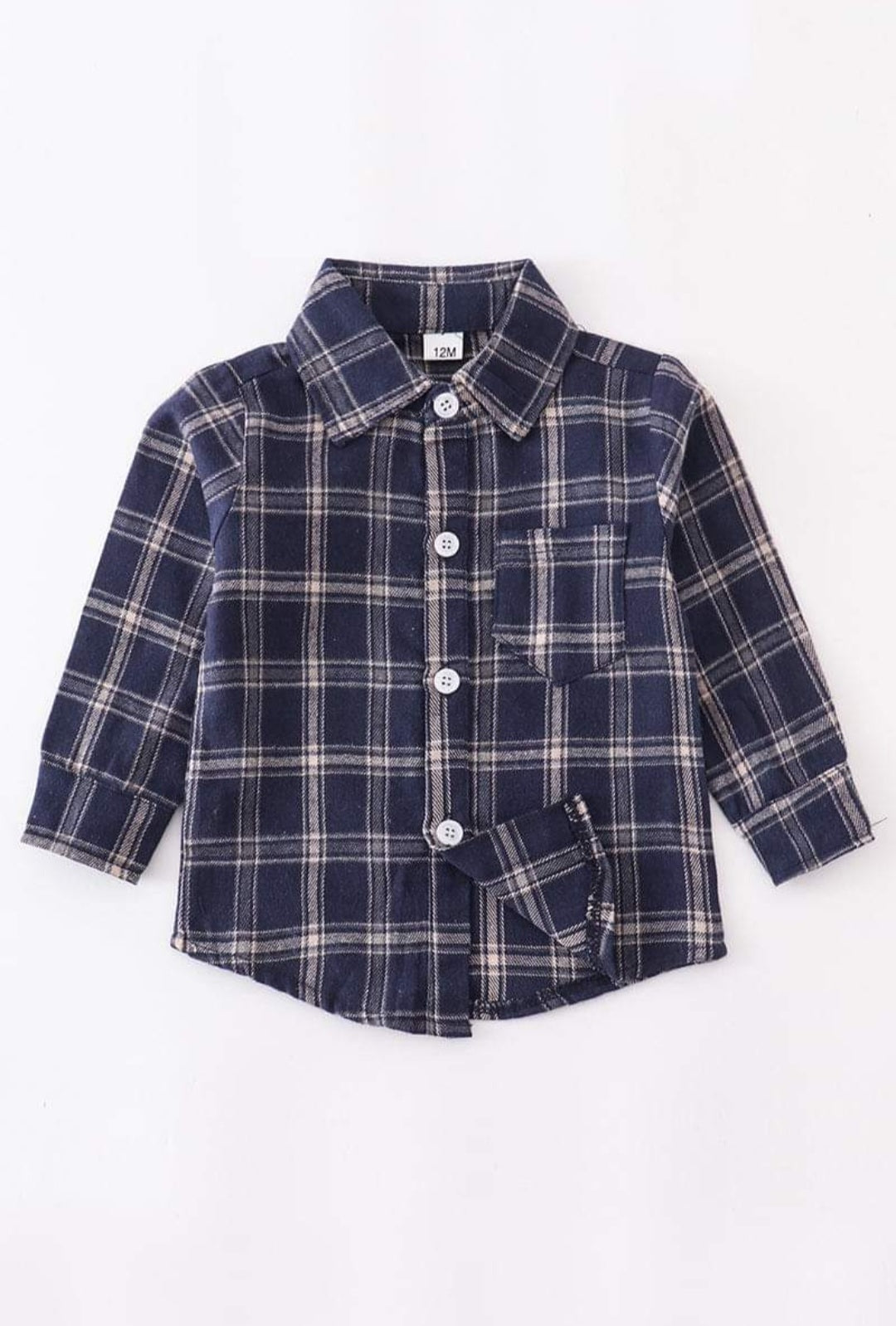Blue Plaid Button Down
