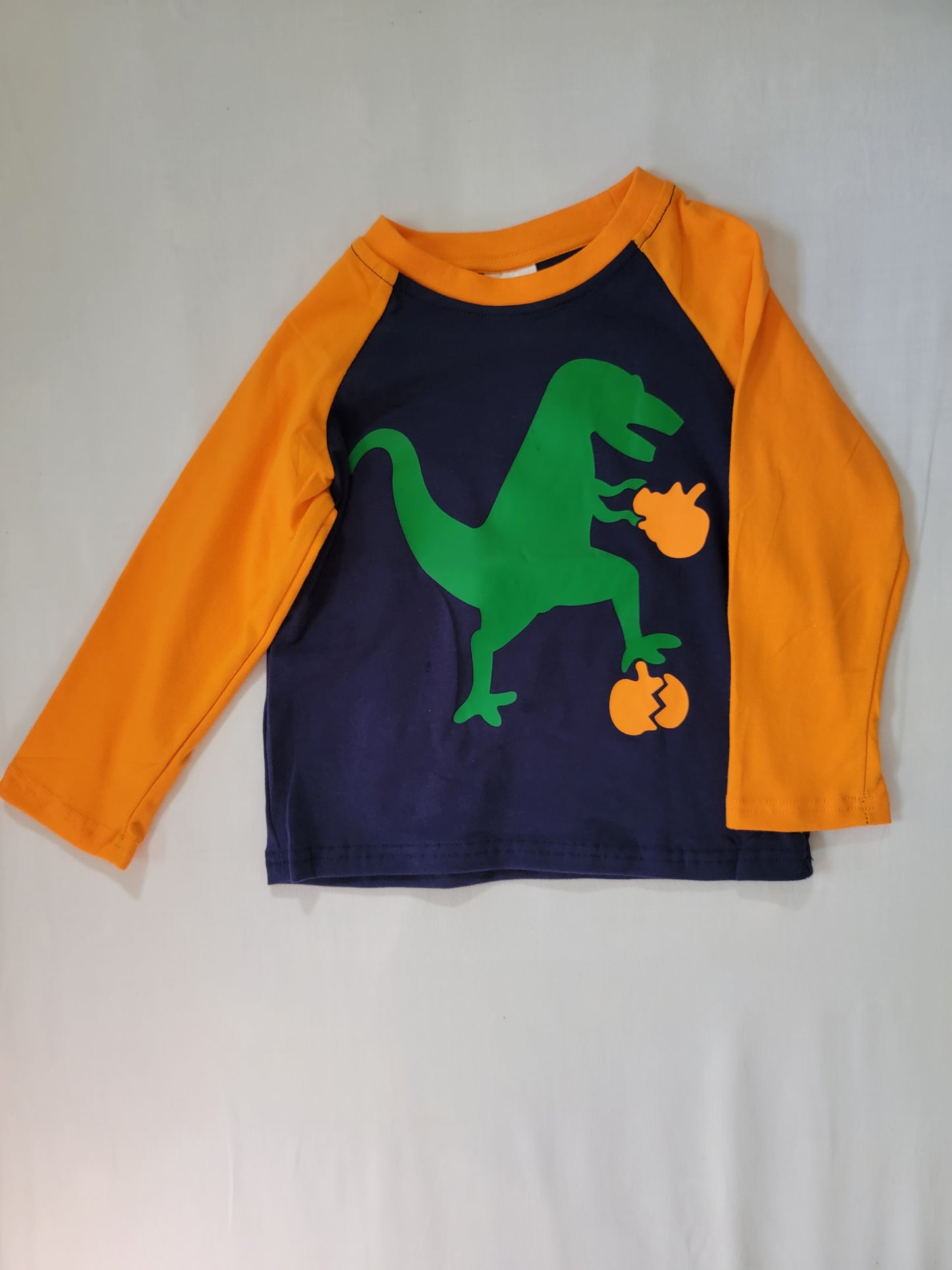 Dinosaur Pumpkin Boy Top